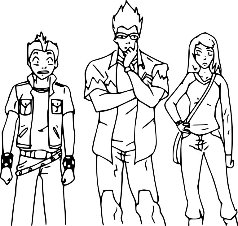 Martin Mystery Coloring Page Free Printable Coloring Pages On Coloori