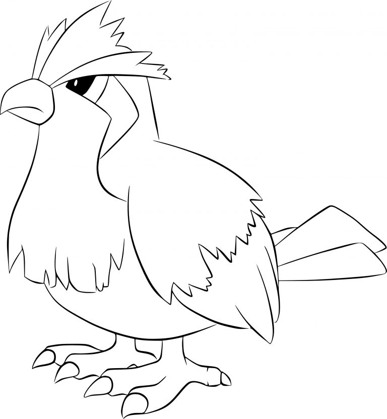 Pidgey Pokemon coloring page - free printable coloring pages on coloori.com