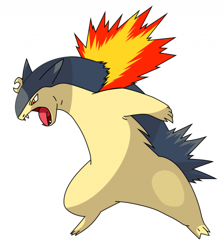 Pokemon Typhlosion coloring page - free printable coloring pages on