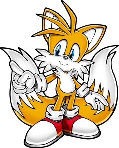 Coloriage Tails Sonic à imprimer