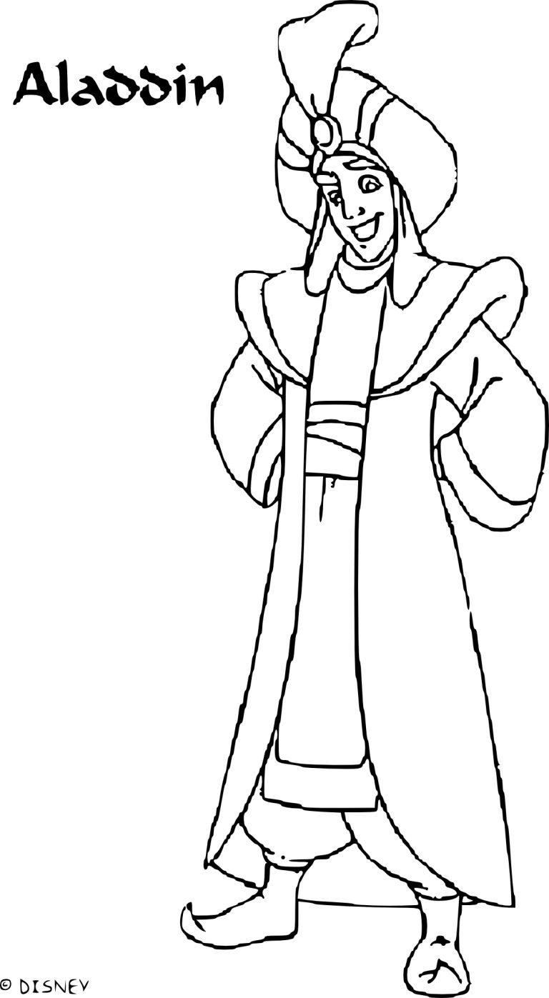 sultan coloring pages pdfs aladdin