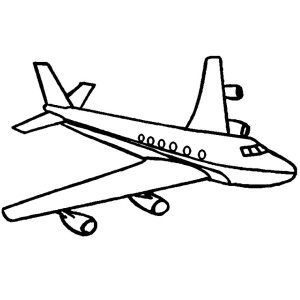 Travel Plane coloring page - free printable coloring pages on coloori.com