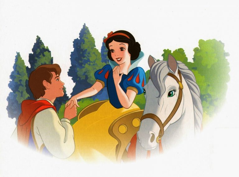 Snow White On A Horse coloring page - free printable coloring pages on ...