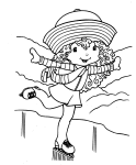 Strawberry Shortcake Baba Hortensia coloring page