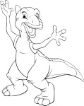 Becky The Little Dinosaur coloring page