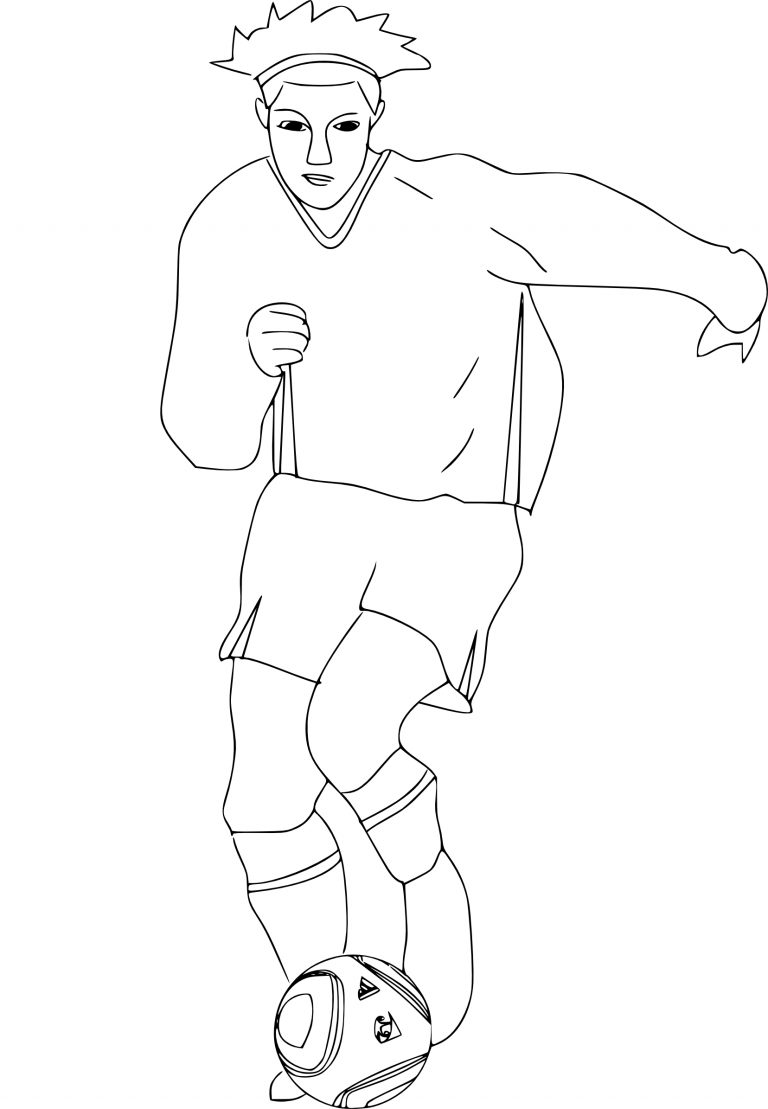 C Ronaldo coloring page - free printable coloring pages on coloori.com