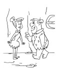 Flintstones coloring page 2