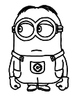 Minion Rush coloring page