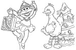 Sesame Street coloring page