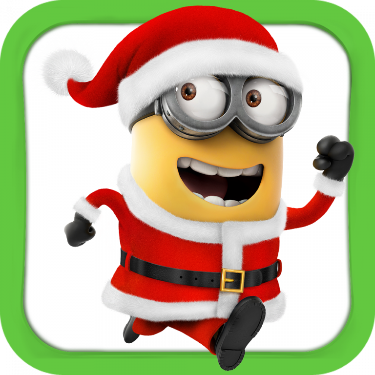 Coloriage Minion noël et dessin à imprimer