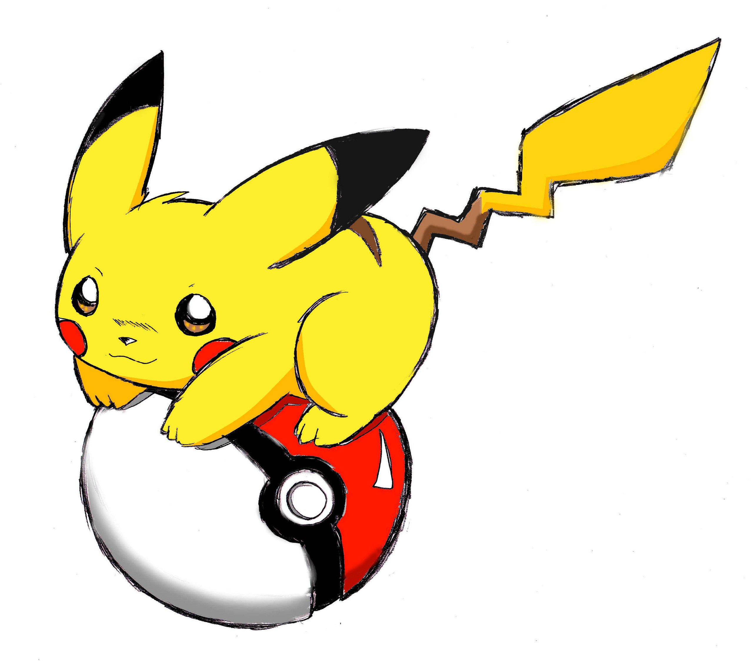 Coloriage Among Us Pikachu Avec Une Pokeball Imprimer | Images and ...