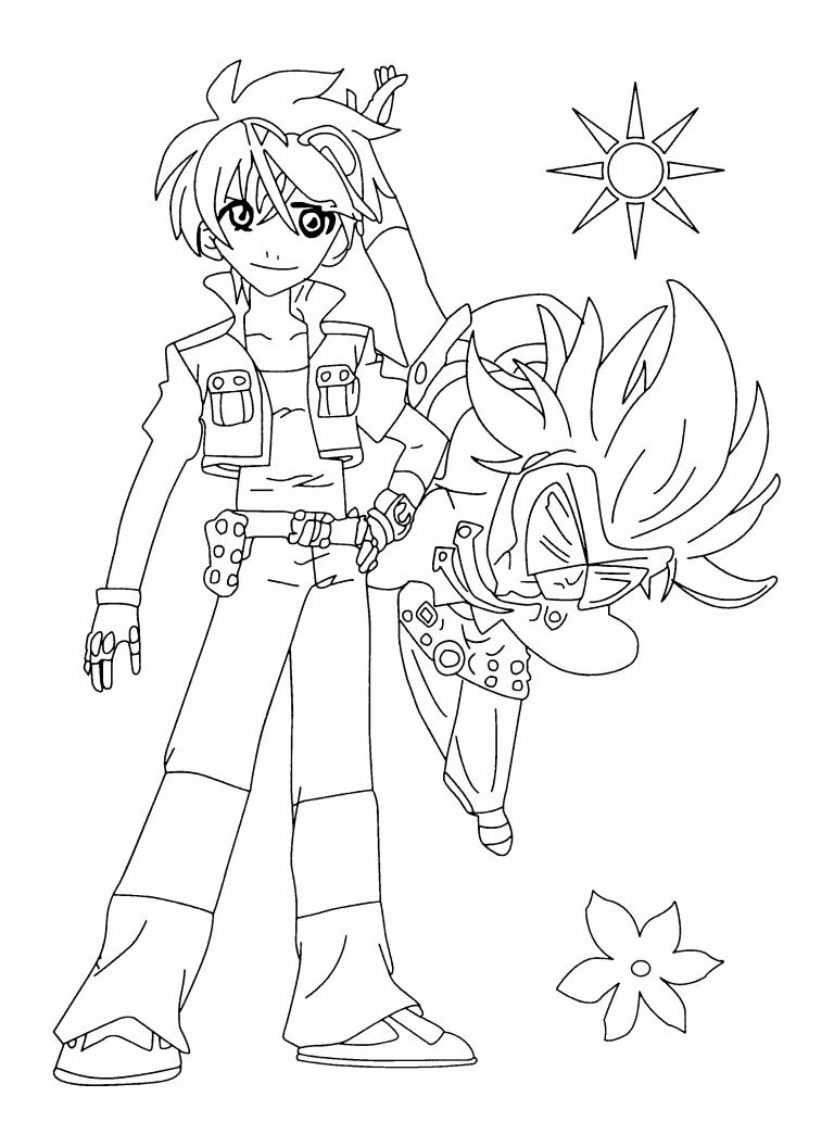 Bakugan Dan coloring page - free printable coloring pages on coloori.com