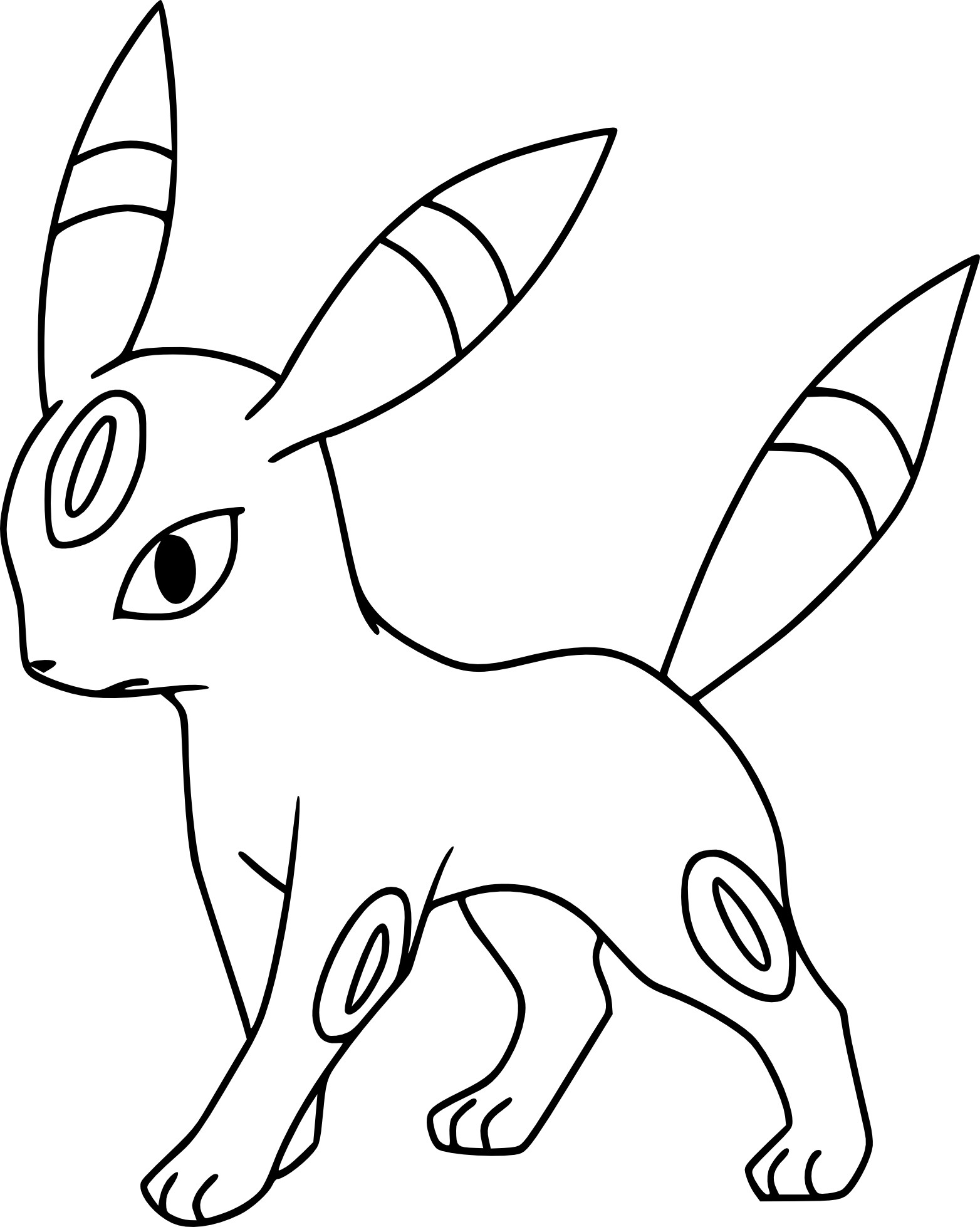 Comment dessiner Noctali facilement ! (pokemon) 