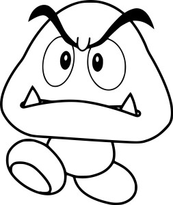 Goomba coloring page - free printable coloring pages on coloori.com