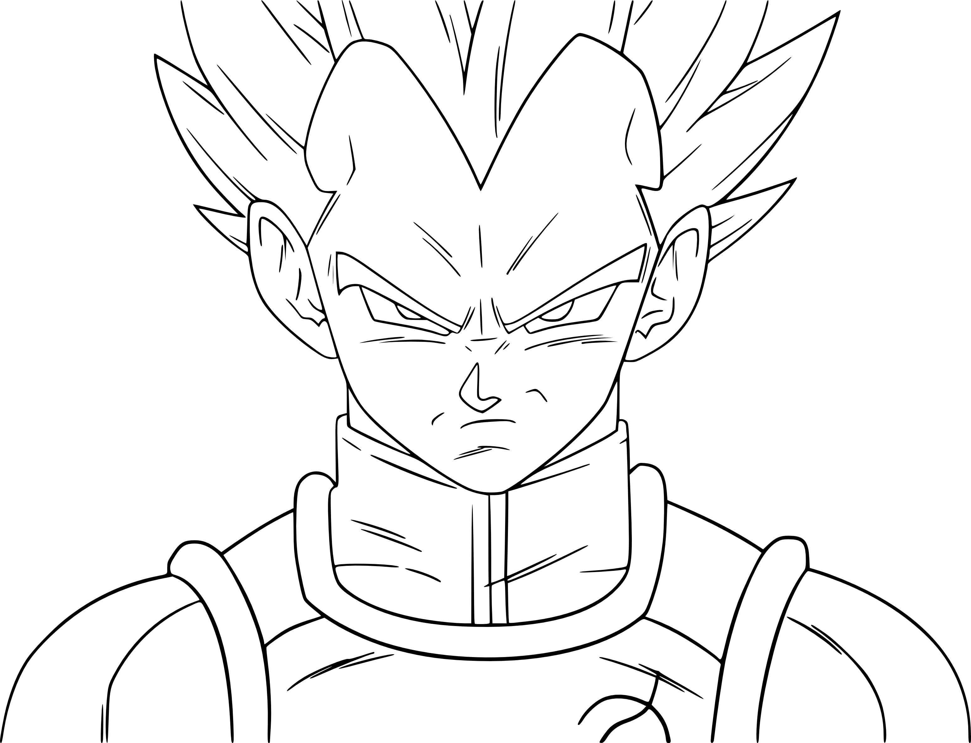 Vegeta dessin