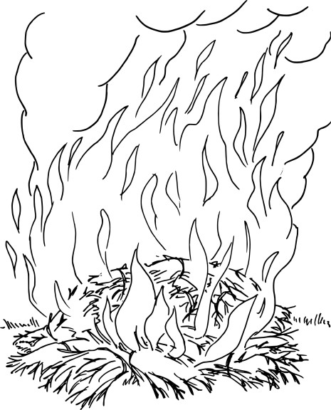 Fire coloring page - free printable coloring pages on coloori.com