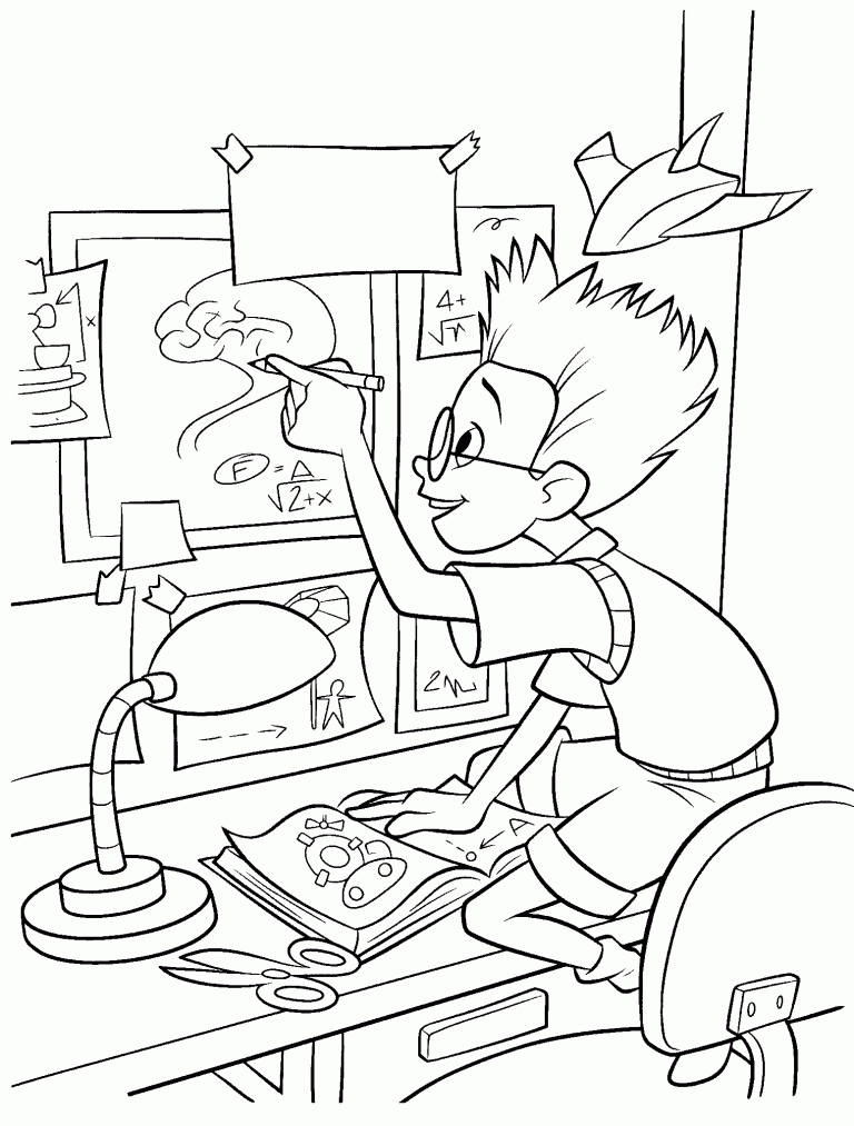 Lewis Welcome To The Robinsons coloring page - free printable coloring ...
