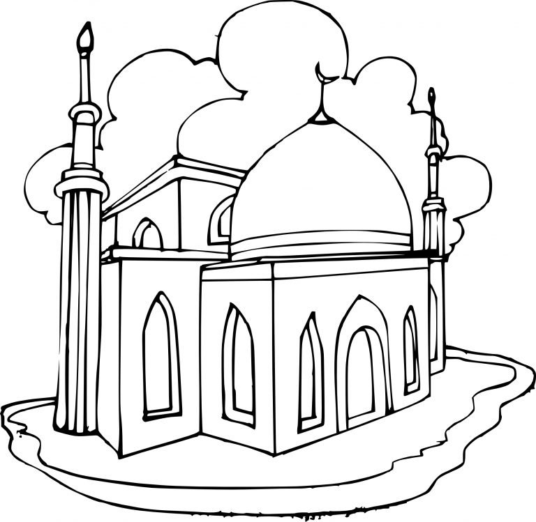 Mecca Coloring Page - Free Printable Coloring Pages On Coloori.com