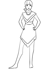 nakoma coloring page online pocahontas