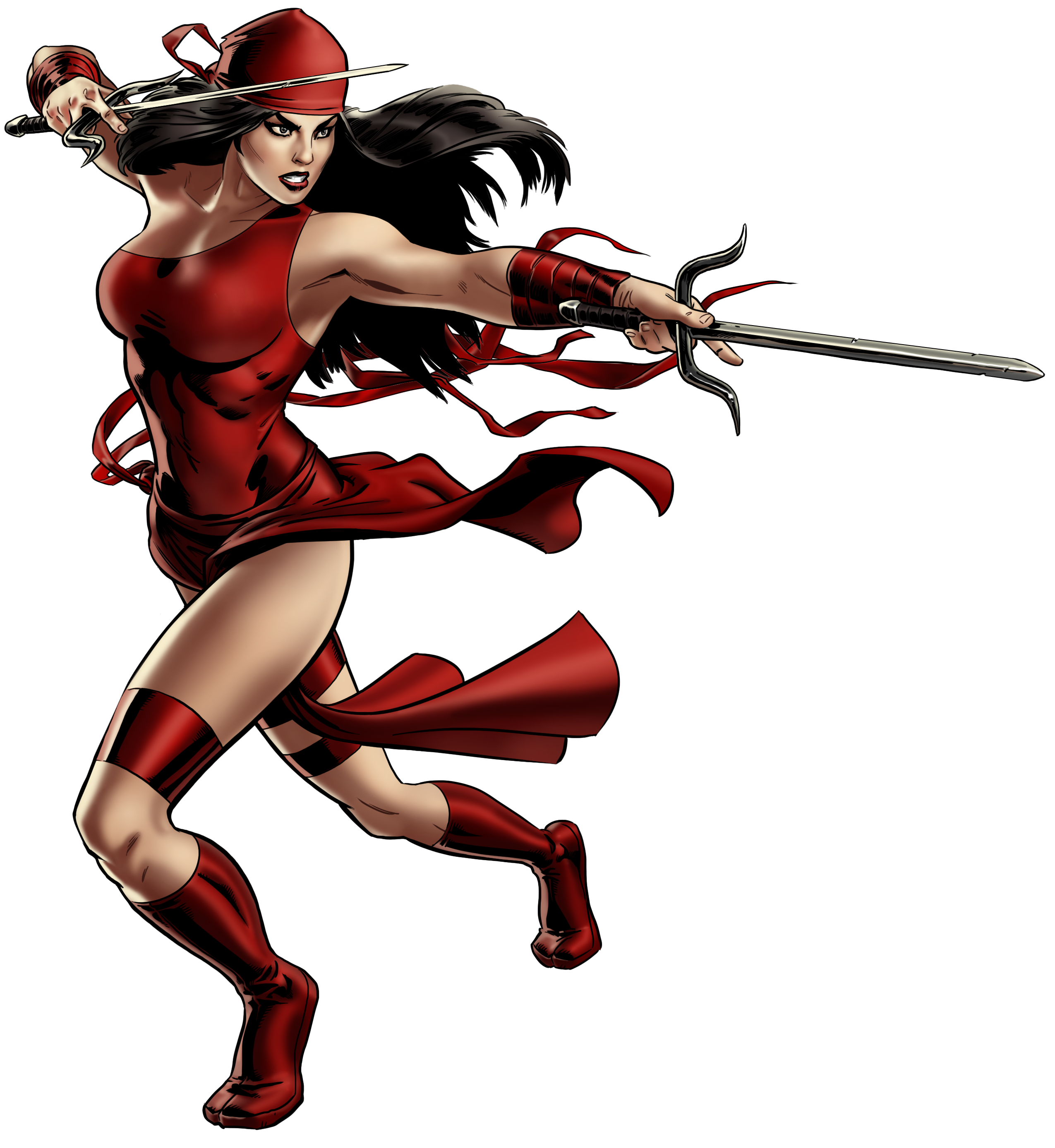 Coloriage Elektra Imprimer