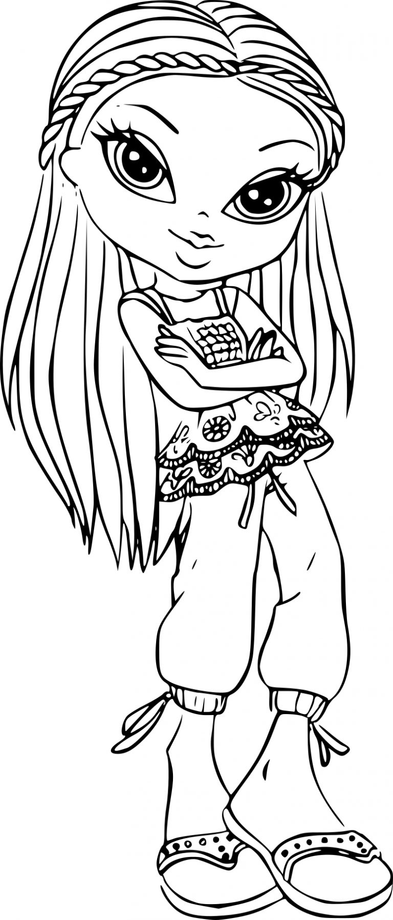 Bratz Kidz coloring page - free printable coloring pages on coloori.com