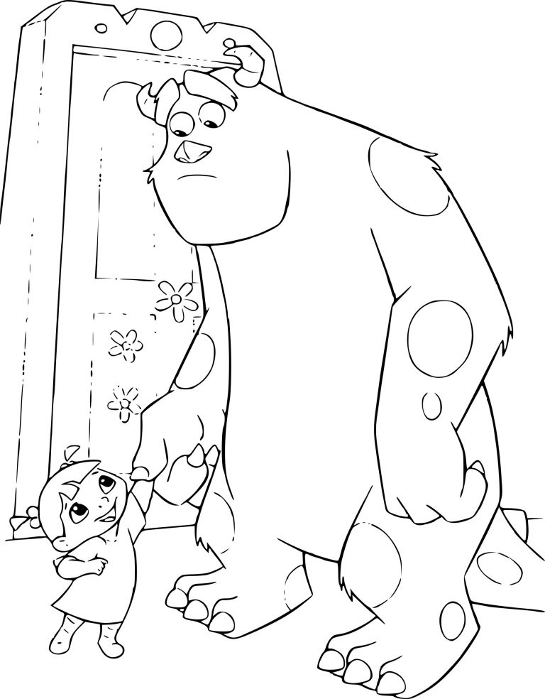 Monsters And Co coloring page - free printable coloring pages on ...