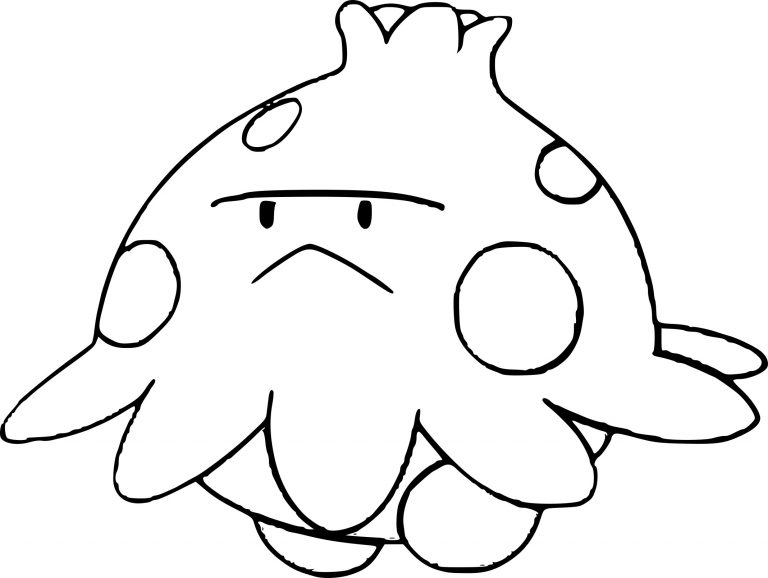 shroomish coloring pages for children pokemon