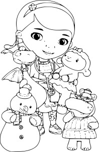 Coloriage Docteur La Peluche Et Dessin à Imprimer