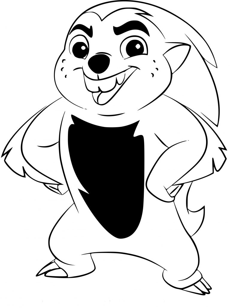 Bunga The Lion King Guard coloring page - free printable coloring pages ...