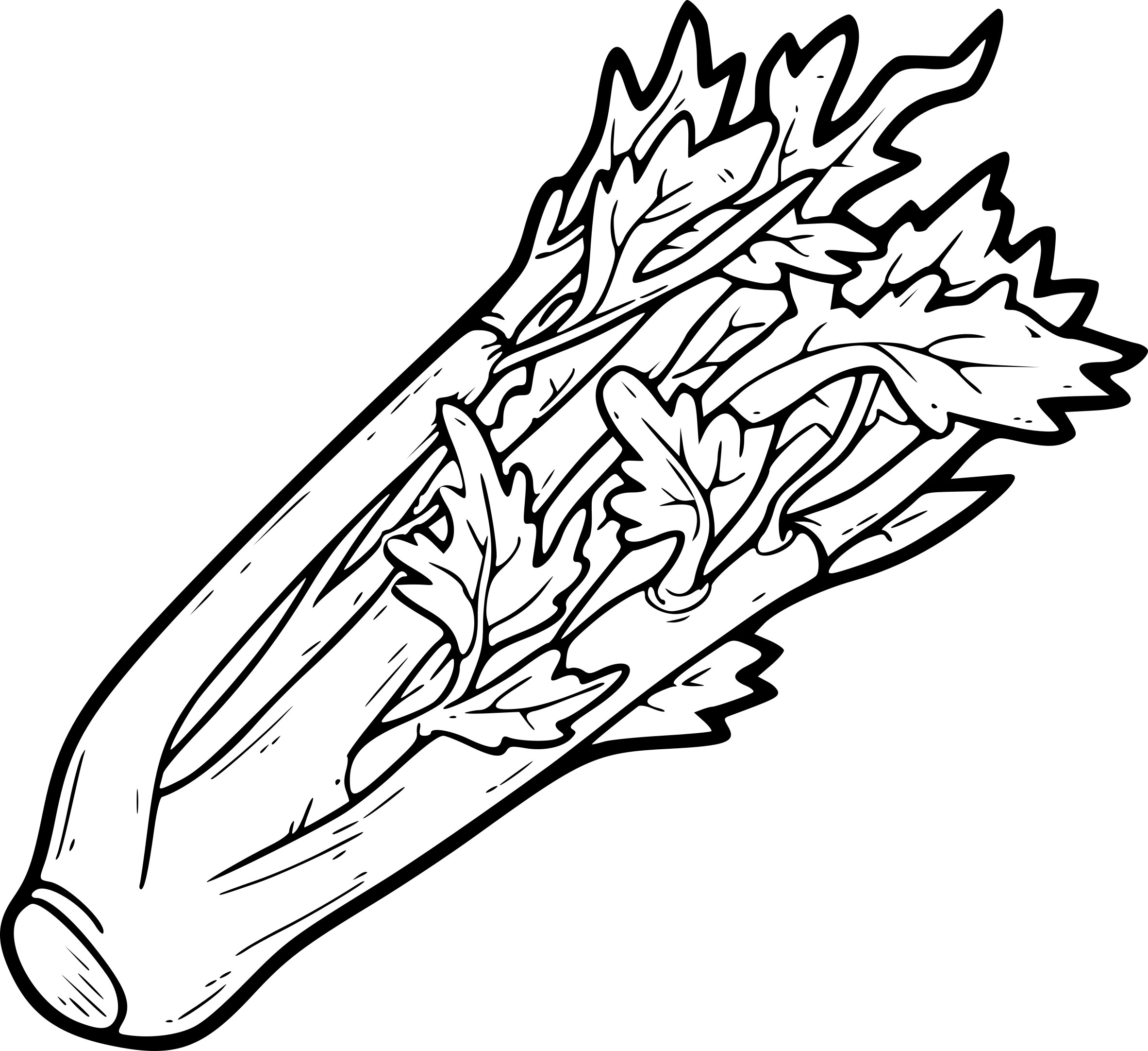 celery coloring pages