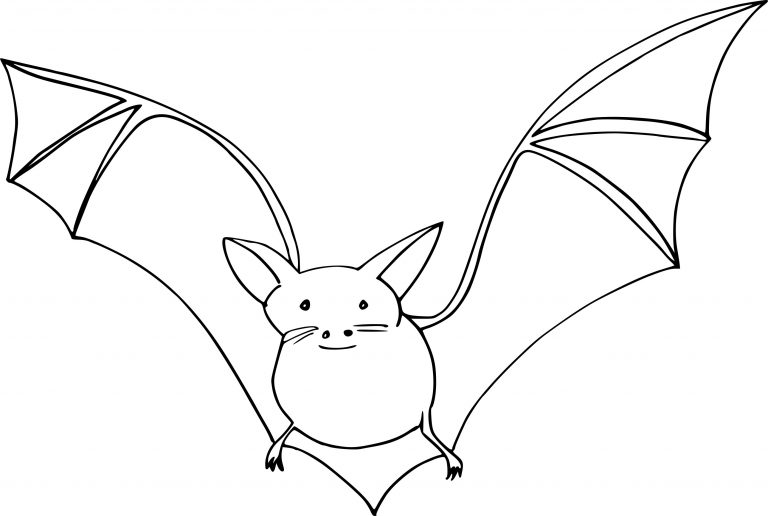 Bat Halloween coloring page - free printable coloring pages on coloori.com