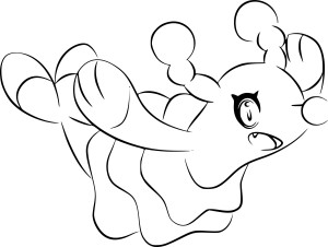 brionne coloring page printable pokemon