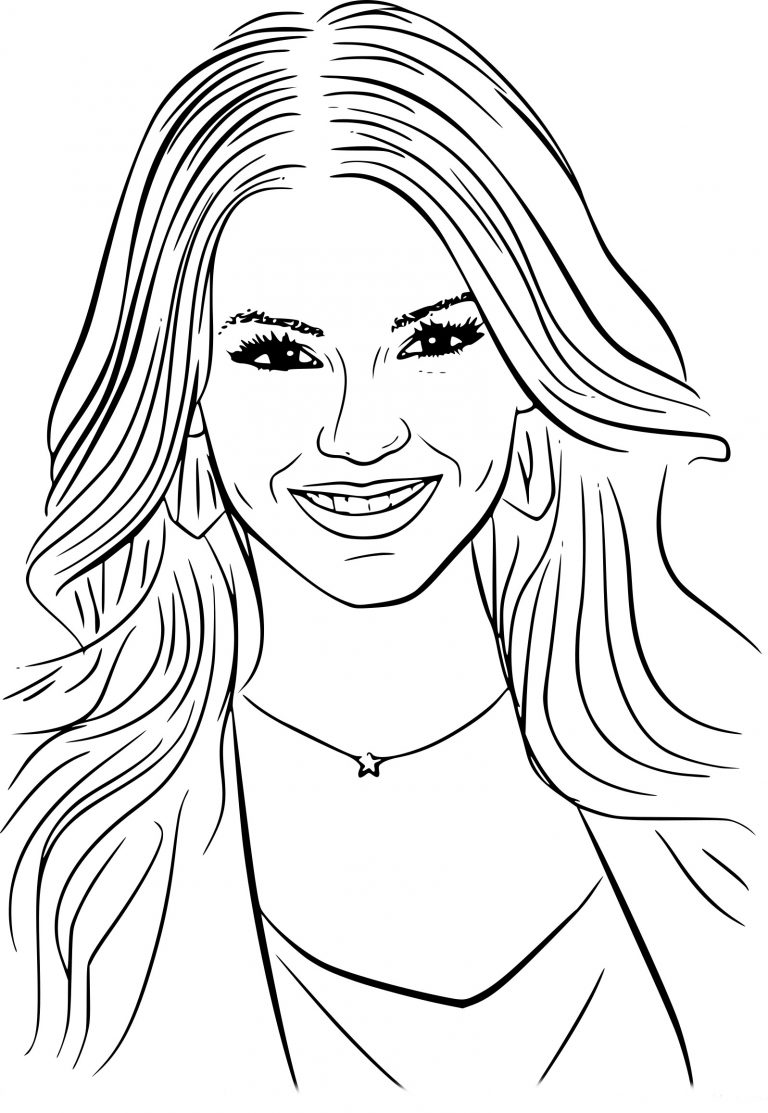 Victoria Justice coloring page - free printable coloring pages on ...