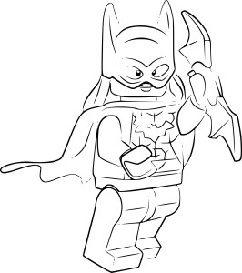 Lego Batgirl coloring page - free printable coloring pages on coloori.com