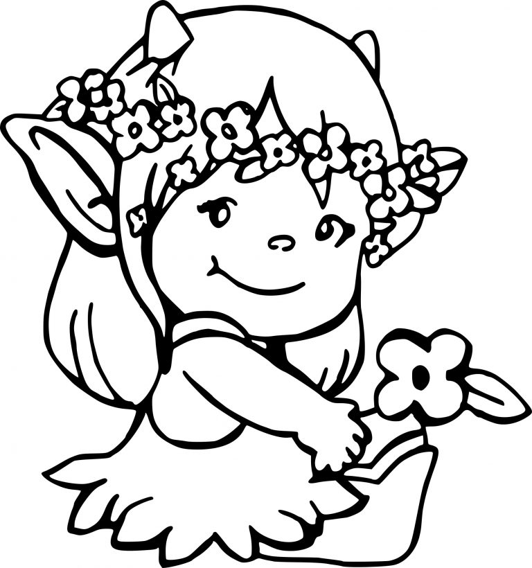 Girl Elf coloring page - free printable coloring pages on coloori.com