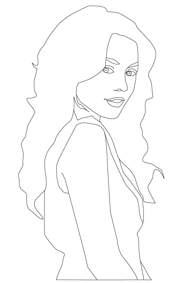 Vanessa Hudgens coloring page - free printable coloring pages on ...