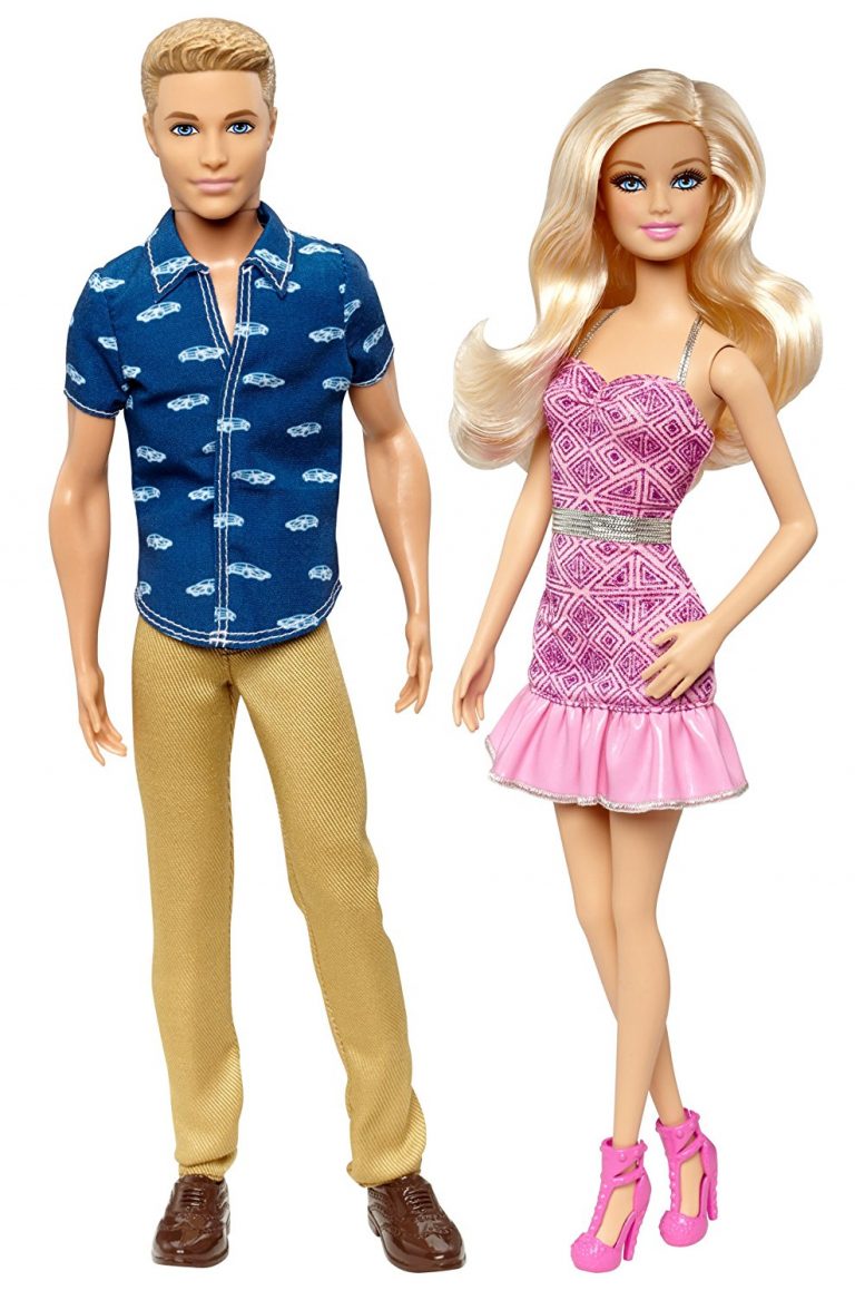 Barbie And Ken drawing and coloring page - free printable coloring ...