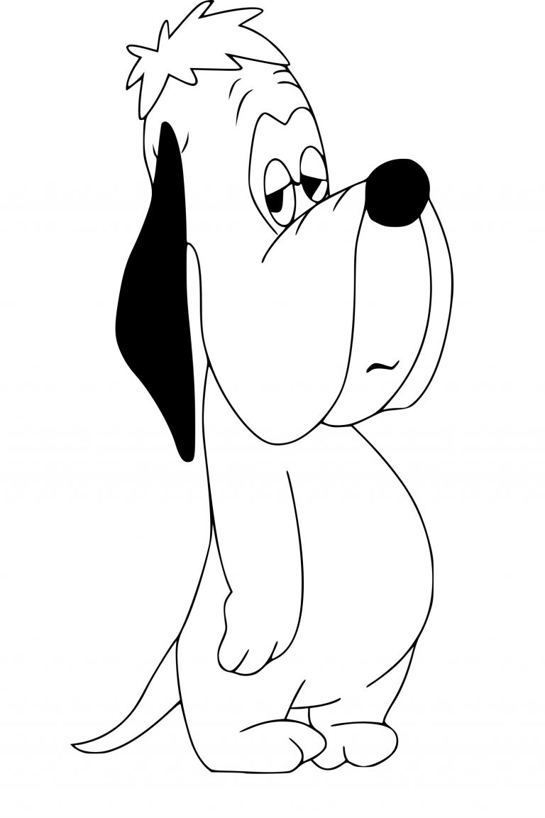 Droopy The Dog coloring page - free printable coloring pages on coloori.com