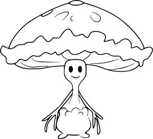 Shiinotic Pokemon coloring page - free printable coloring pages on