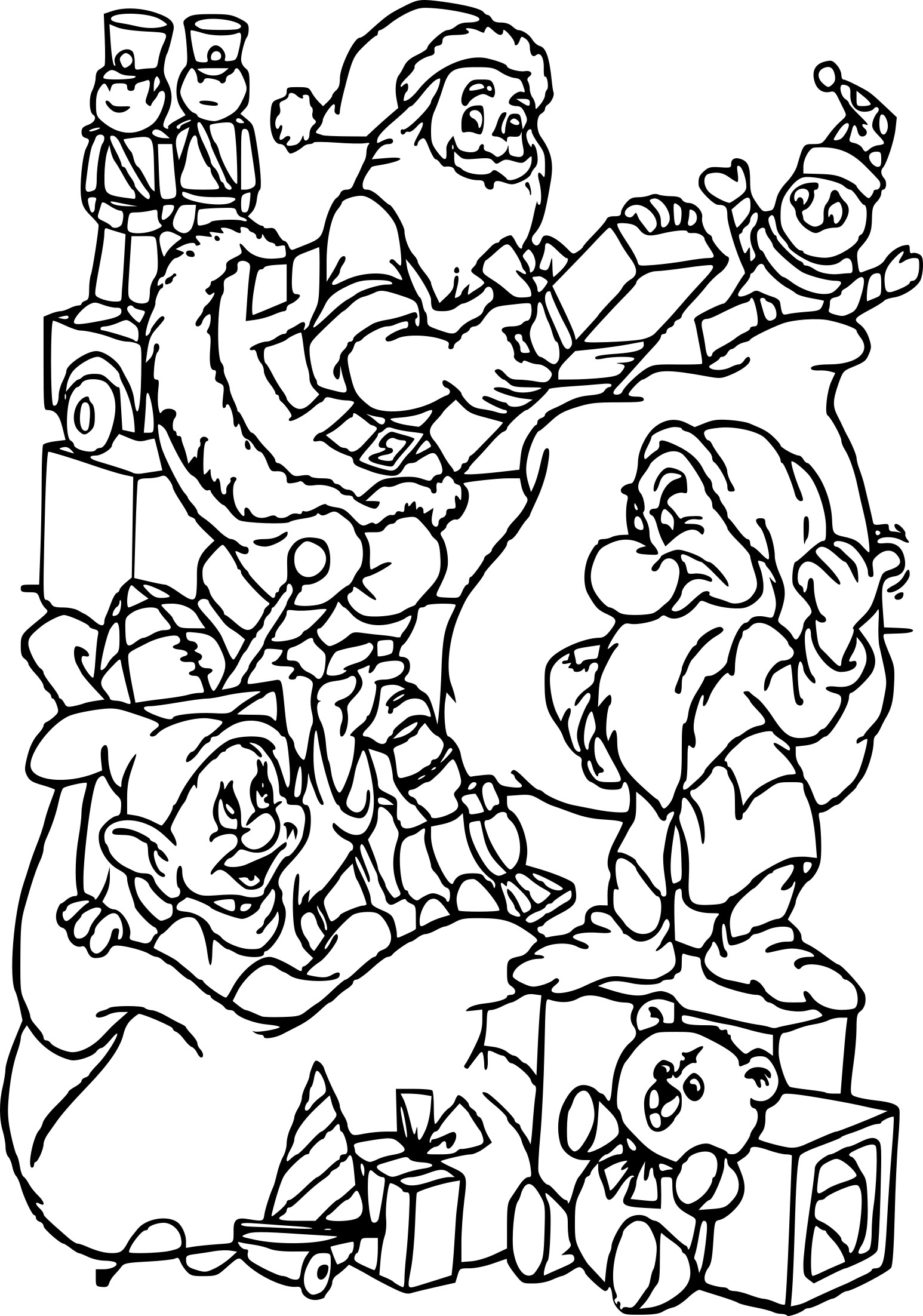 Christmas Disney Coloring Pages Free