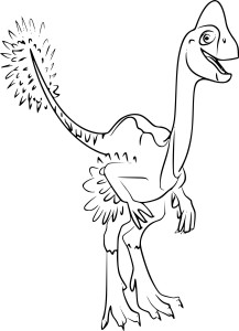 oviraptor coloring page