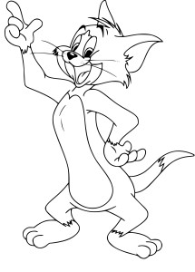 Tom The Cat coloring page - free printable coloring pages on coloori.com