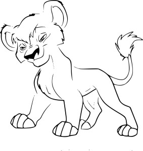 Vitani Lion King 2 coloring page - free printable coloring pages on ...