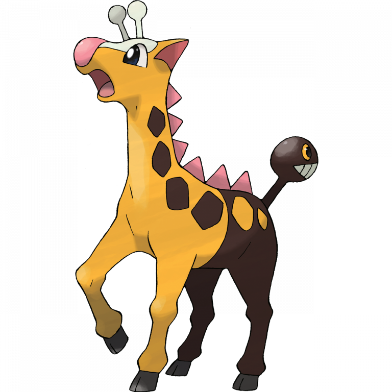 girafarig coloring page easy pokemon