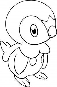 Pokemon Piplup Coloring Page - Free Printable Coloring Pages On Coloori.com