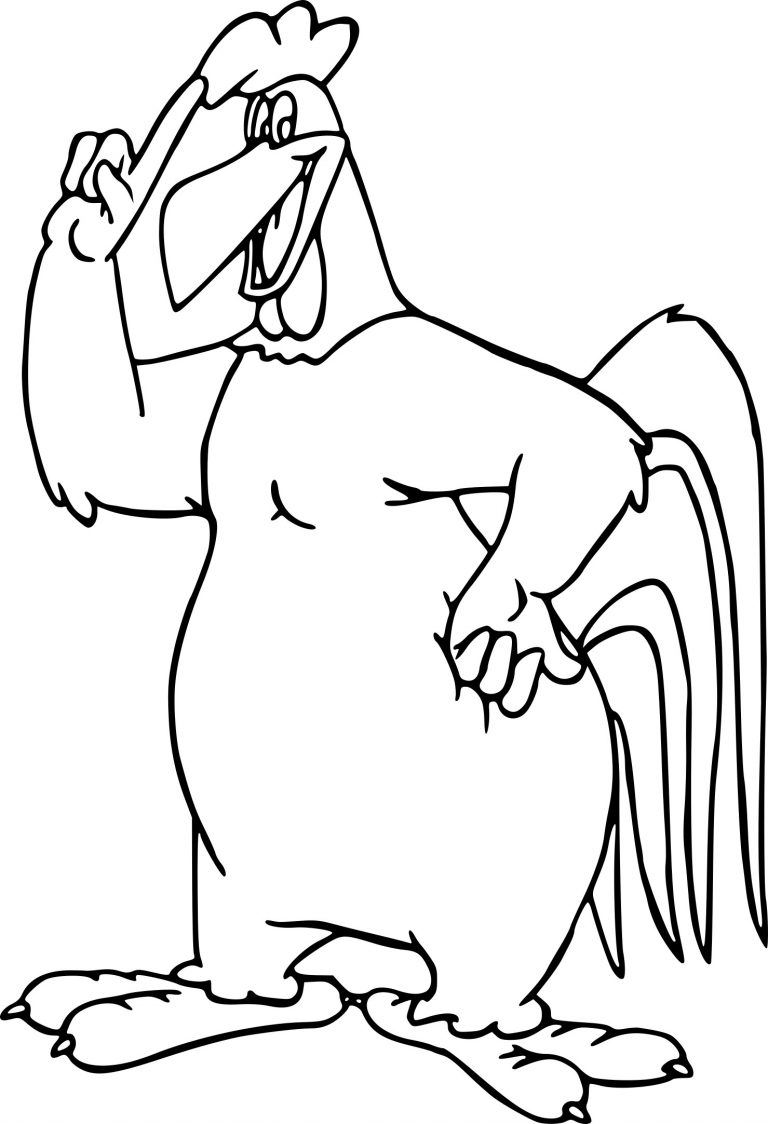 Charlie The Rooster From Looney Tunes coloring page - free printable ...